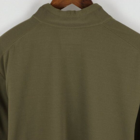 Alpine Design Dri-Logic Men's Medium Green 1/4 Zip Mid Weight Pullover Jacket - Picture 4 of 8